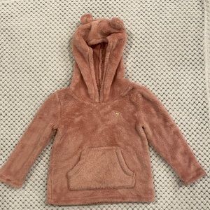 Girl’s Pink Fuzzy Hoodie
